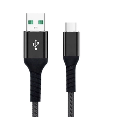480Mbps Nylon Braided Charging Cable 5A USB C Cable Data Sync